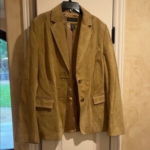 Banana Republic Beige Suede Jacket